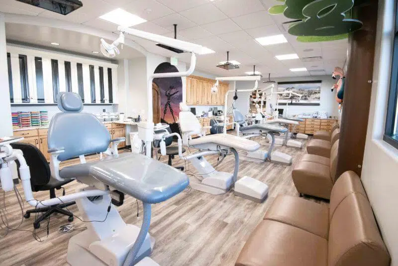 Storybook office space at Utah Children's Dentistry